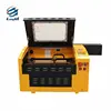 Easy operation Mini metal fiber 40w laser cutting machine with rotary system