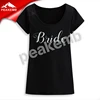 Round Neck Short Sleeve Ladies Tee Shirt