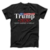 Wholesale Custom Print Campaign Shirt Men Shirt Trump 2020 Election USA Keep America Great Political Slogans