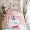 High quality 100% cotton children bedding sets cartoon 3pcs bed sheet bed linen set kids bedding sets