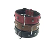 high quality Punk spike rivet studs soft leather dog pet collars