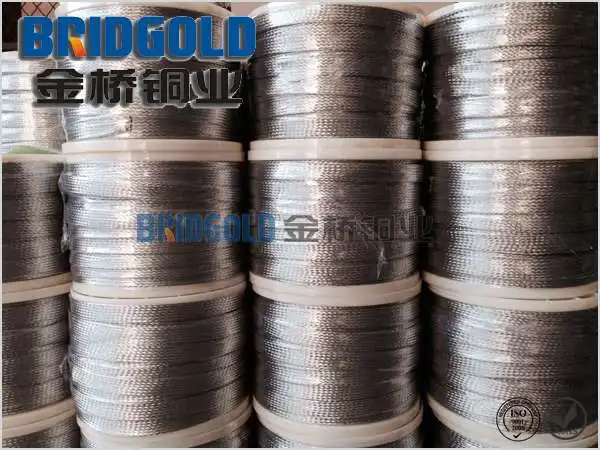 Flache Verzinnten Kupfer Geflecht 1 ''breite 200' Länge - Buy Flache