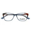 P6080 Latest design blue block cut tiny beautiful glasses frames