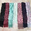 High quality french lace embroidery tulle floral lace swiss voile lace for girl dress