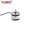 YUMO solid shaft incremental rotary optical encoder ISC5008-001G-500ABZ-1-24F