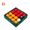 Cheap Pool Table Balls RED & YELLOW 2" Inch Full Size UK Standard Set