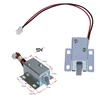 Hot Sale Mini DC 6V/12V Electric Solenoid Lock Small Electromagnetic Cabinet Door Electric Lock Assembly Solenoid Lock