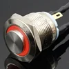 19mm Waterproof Momentary Stainless Steel Metal Doorbell Bell Horn Push Button Switch LED Car Auto