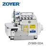 ZY988-5 five thread high speed direct drive overlock stitch energy saving industrial overlock sewing machine