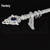 KYOK Antiqusmall Decorative Department Curtain Rod Finial Acrylecurtain Rod Wall Anchorscurtain Rod Tip