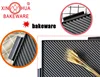 The new product silver baking tray non stick French bread Croissants baking sheet pan used to make bread and cake baking tary