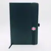 Hot Sale A4A5A6 Elastic Band PU Hardcover Notebook with Metal Logo