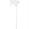 28-400 White P/P Plastic Ribbed Skirt OpUs Trigger Sprayer with 9.125" Dip Tube