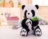 Super cute stuffed plush Panda mum&kids family panda toys for baby