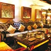 OE-FASHION Customized luxury new classic solid wood carving used night club furniture KTV bar sofa