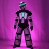 Waterproof ColorfuLED Tron Dance Wear Luminous Halloween Costume Clothes LED Growing Lighting Robot Suits Event Party Supplies
