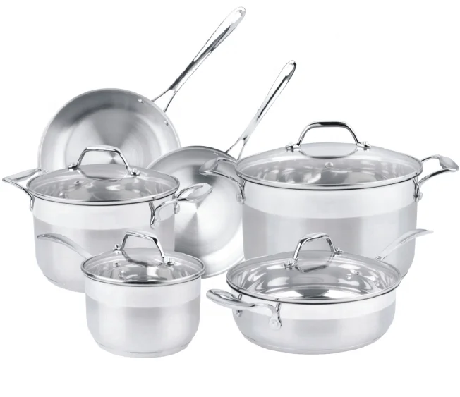 Best Quality Induction Cooking Pots Stainless Steel Cookware Made