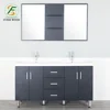 Classic Style and Plywood Carcase Material cheap wooden bathroom cabinets