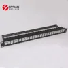 LY-PP5-23+KJ6A-02 port Cat5e/Cat6 UTP Keystone Jacks Blank Patch Panel Brackets,cabinets Panel