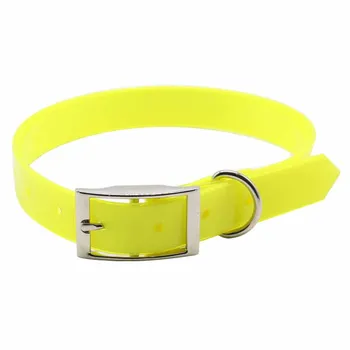 Neon Yellow Wholesale Dog Collars,Plastic Tpu Dog Collar Pet In S M L ...