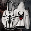 New Spider-Man Man Zip Up Hoodie Sweatshirts Long Sleeve Zipper Men Masked Spiderman Hoodie Cosplay Sweatshirt Jacket