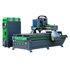 Automatic tool change atc cnc router machine with linear tool changer for Aluminum cutting and engraving