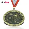 Wholesale best quality custom cheap decorative metal shields medallion medal