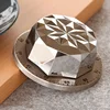 Diamond flower metal Magnetic mechanical kitchen timer baking timer with magnet