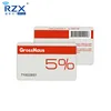 CR80 PVC IC/ magnetic strip card with QR code barcode card for supermarket loyalty program