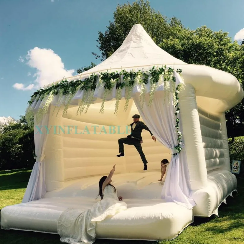 2020 Hot sale inflatable wedding bouncer, inflatable wedding castle, inflatable bouncer for sale