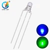 Unique Design Bicolor LED Two Colours in One blue+ green Bi-color Diode 5mm/3mm 1W SMD Dual Color LED Chip