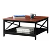 Convenience Concepts Oxford 36" Square Coffee Table, Black