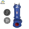 wastewater sewage cutter submersible water pump usage fecal single blade impeller toilet pump chopper double cutters