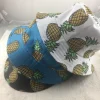 Summer fruit pineapple print pot cap fisherman bucket hat