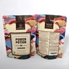 Top zip plastic bag food packaging/ 3 side seal zipper bag/ stand up pouch ziplock bag for meat,pork,beef,sea food