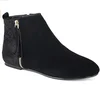Women Shoes Comfortable Classic Round Toe Flat Ankle Boots