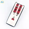 suspender for men Solid strap Wave point Multi-style No Slip three clip 3.0cm wide Adjustable Elastic mens braces gift box