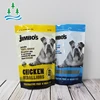 New Product Custom Pattern Printed Plastic Pouch Pet Cat / Dog Food Packaging Bag