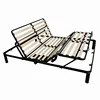 High quality wood slat bed base electric adjustable bed frame with head and foot tilted