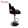 Italian design metal leg bar table and chairs bar chair wood counter stools