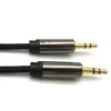 for Headphone Car Speaker Computer male to male stereo aux audio cable nylon 3.5 mm audio cable