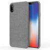 new arrival 2019 mobile phone soft touch cotton slim cloth fabric phone case for iphone xs xr cloth case