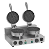 China Made Electric Stainless Steel Waffle Baker,Round waffle make