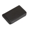 Beautiful PU leather business metal name card holder Custom personalized card case with magnetic