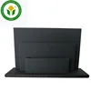 Hotel supplies big black leather catalog brochure rack holder display stand