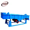 Linear vibrating separating screen machine for compost/construction material