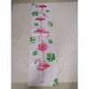 New Arrival Nice Table Decor Runner with Pink Flamingo and Leaf Pattern Table Runner Used for Summer Vacation Table Top Cover