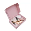 China manufacturer custom cardboard paper montly subscription cosmetic pink gift packaging box