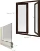 Australian standards casement window with lcok limiter and screen for villa residentiail house