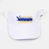 Factory custom designed and produced empty top hat Visor cap